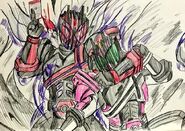 Kamen Rider Decade vs Kamen Rider Decade Darkness
