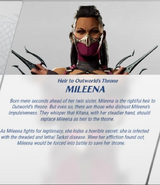 Mileena MK1 bio
