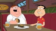Peter is holding Korean Tacos
