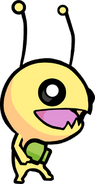 Hominid in Alien Hominid Invasion