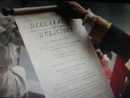 Declaration of Delicious