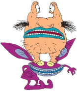 Krumm atop Ickis