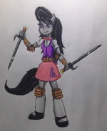Equestria ninjas octavia melody by bozzerkazooers dap60ii-pre.jpg (68 KB) Octavia Melody's Jitte Daggers