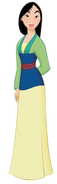 Fa Mulan's usual attire