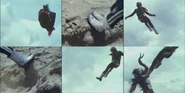 "Rider Lighting Kick!"