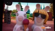 Name Tag Rabbid and Female Sunglasses Rabbid