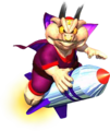 Wizpig on his spaceship