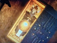 Troll Moko's Gold Spear and Gold Shield