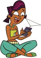 Sierra tweeting.