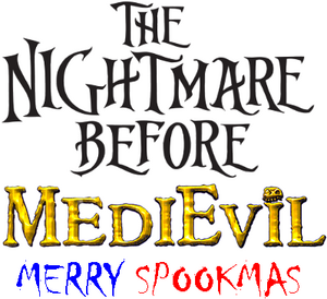 The Nightmare Before MediEvil Merry Spookmas logo