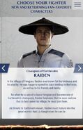 Raiden MK1 bio