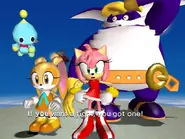 Team Rose in Sonic Heroes' Egg Fleet cutscene