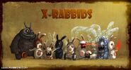 Nightrabbid, Professor Rabbid, Cyclops Rabbid and Ice Rabbid