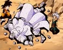 Petrified Piccolo broken by Trunks