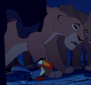 Sarabi mourning for Mufasa and Simba