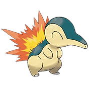 Cyndaquil if Ethan picks Chikorita