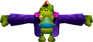 Klungo's model from the party cutscene
