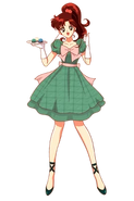 Green dress render