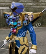 Super Megaforce Blue Blue Gold Mode