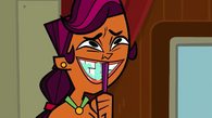 Sierra begins to brush her teeth with Cody's ninth toothbrush.