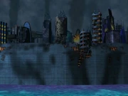 Megaframe seen upon Saucy Mare's arrival
