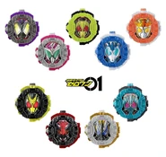 Ikazuchi Ridewatch, Thouser Ridewatch and Ichi-Gata Ridewatch