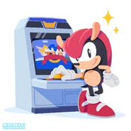 Mighty in Sonic Channel honoring SegaSonic's 30th anniversary