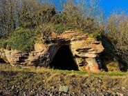 Exterior of Liu and Caro's cave