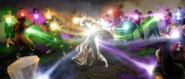 Shujinko gathers all the combined powers of the heroes and villains