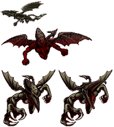 Ridley cutscene sprites in Zero Mission