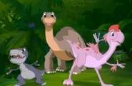 Littlefoot with Chomper and Ruby