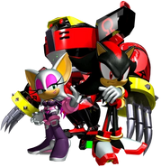 Rouge in Team Dark