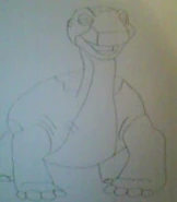 Littlefoot drawing