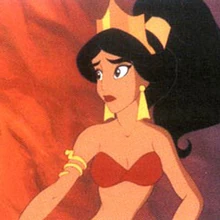 princess jasmine red slave costume