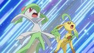 With Diego's Leafeon.