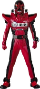 Racer Strike Red Ranger Lion Firefighter Mode
