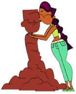 Sierra kissing Meat Cody.