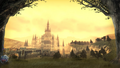 View of Hyrule covered in Twilight