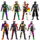 Kamen Rider Build USBDetective Form, ZooMedal Form, UchuuSwitch Form, MahoutsukaiGemstone Form, OrangeSamurai Form, PoliceTire Form, GhostEyecon Form and GameDoctor Form