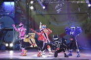 Avatar Charge Rangers and Super Megaforce Meridian White Team Up