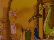 Three Wizards and their dragons