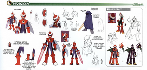 ProtoMan.EXE Concept Art