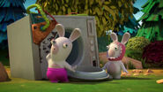 Light Purple Underwear Rabbid and Baby Rabbid