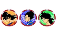 Goku Ultra Medal, Vegeta Ultra Medal and Broly Ultra Medal