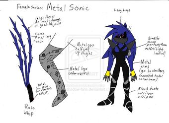 Female Metal Sonic Tailskid26 S Universe Fan Fiction Fandom One is metal sonic himself, while the other is a sleek, grey form of the silver mecha sonic from death egg zone. female metal sonic tailskid26 s