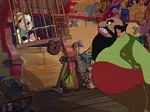 Stromboli imprisons Pinocchio