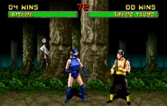 Smoke cameo in MKII at the Living Forest