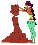 Sierra creating Meat Cody.