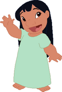 Lilo in pajamas