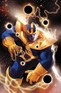 Thanos controlling black holes